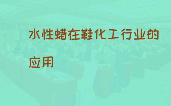 水性蜡在鞋化工行业的应用(pic1) 水性蜡在鞋化工行业的应用(pic1)