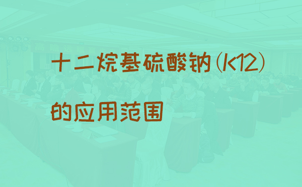 十二烷基硫酸钠(K12)的应用范围(pic1)
